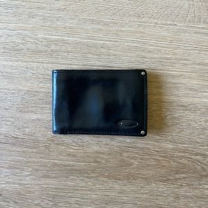 Black Leather Oakley Wallet